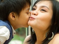 Thai Woman with baby