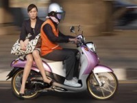 Thai Lady Motorbike