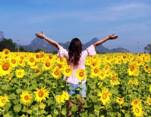 Thai Woman Flower